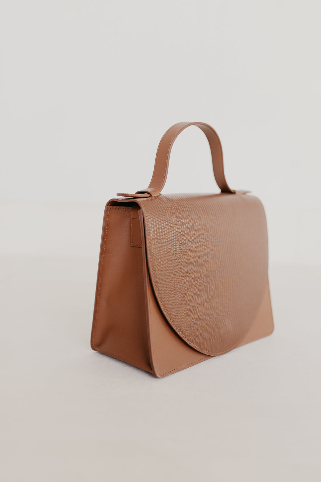 Mini Briefcase | Combi Cognac Snake