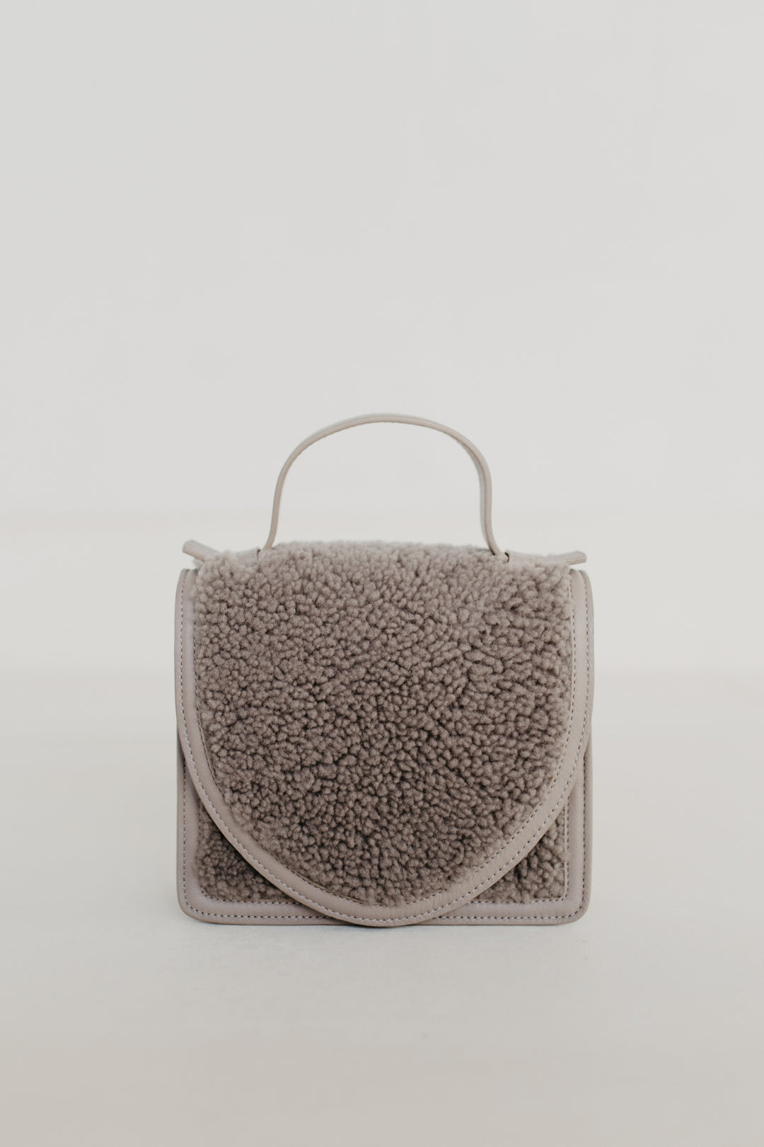 Micro Briefcase | Teddy Taupe