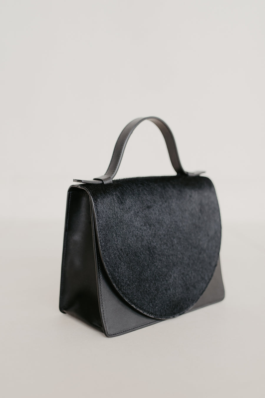 Mini Briefcase | Fur Black