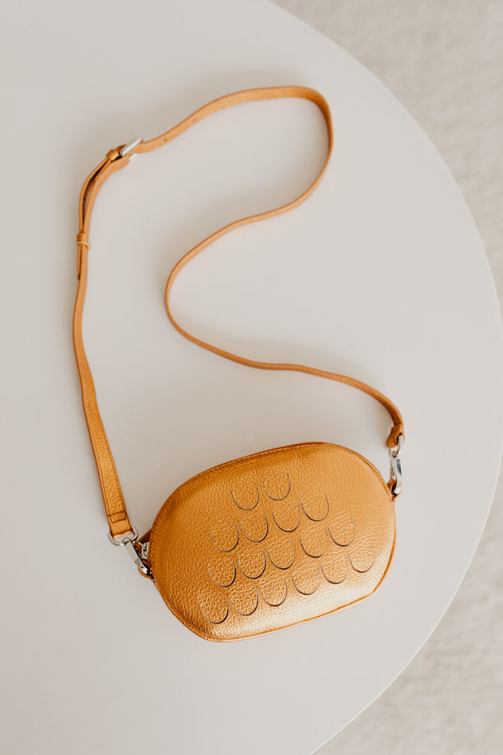 Oval Mini Bag | Tangerine