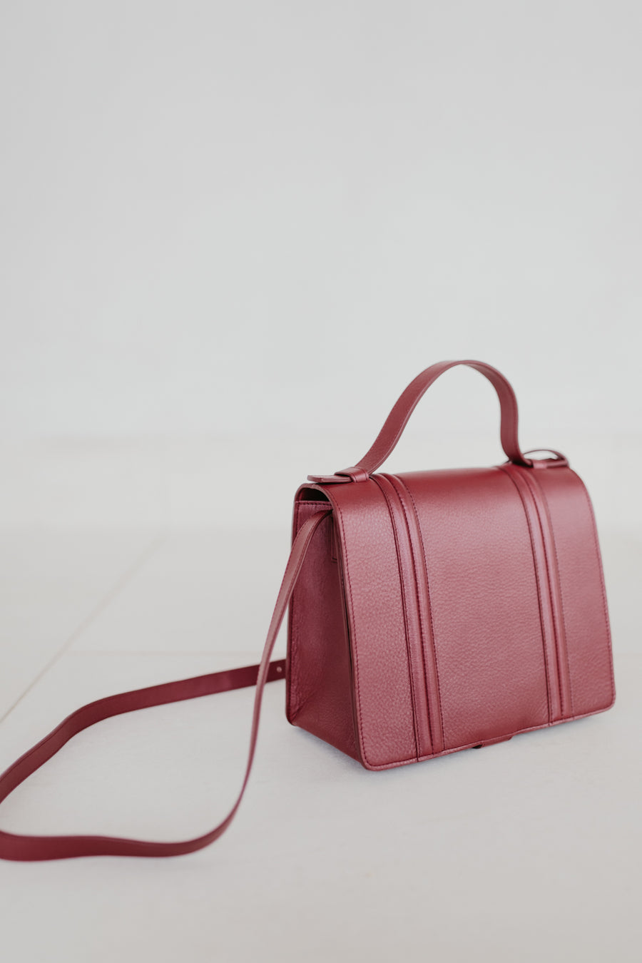 Mini Briefcase Doublé | Ruby Glow