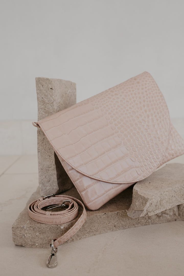 Bridal Collection | Medium Envelope Blush Croco