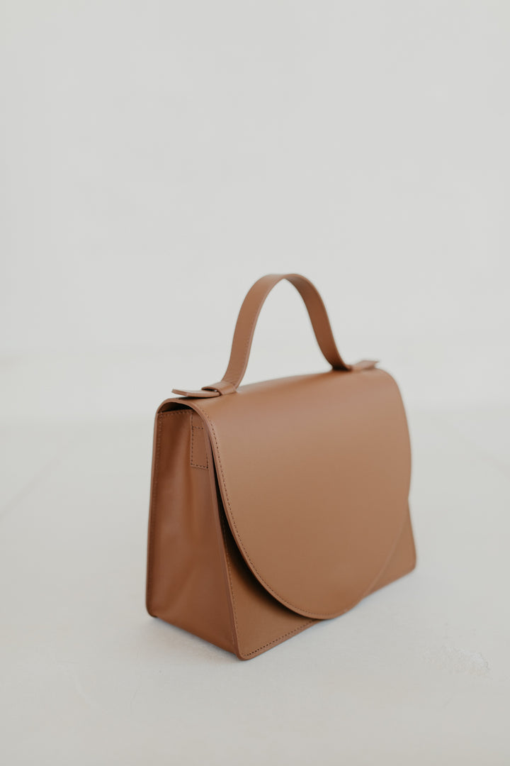 Mini Briefcase | Light Cognac Pure