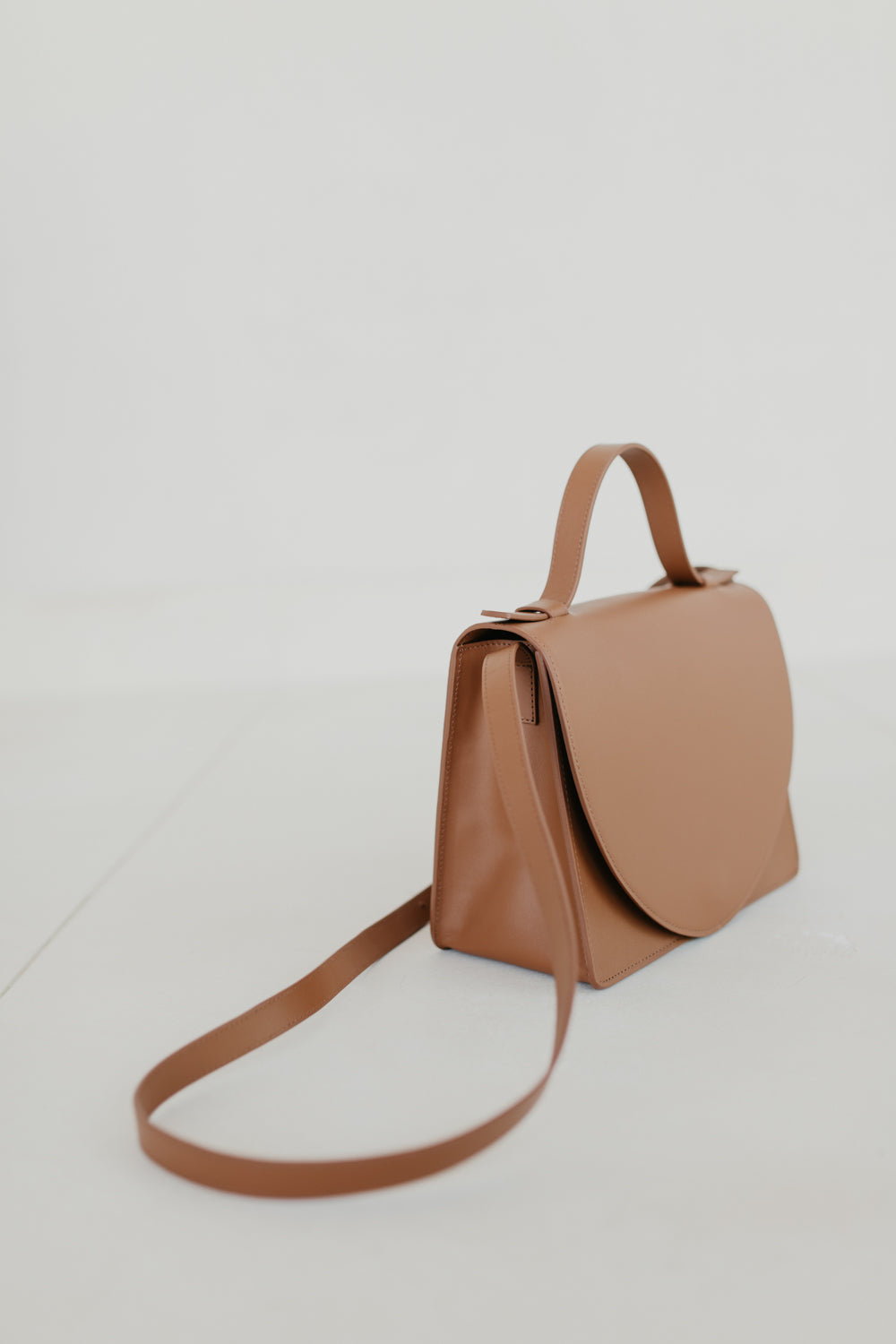 Mini Briefcase | Light Cognac Pure