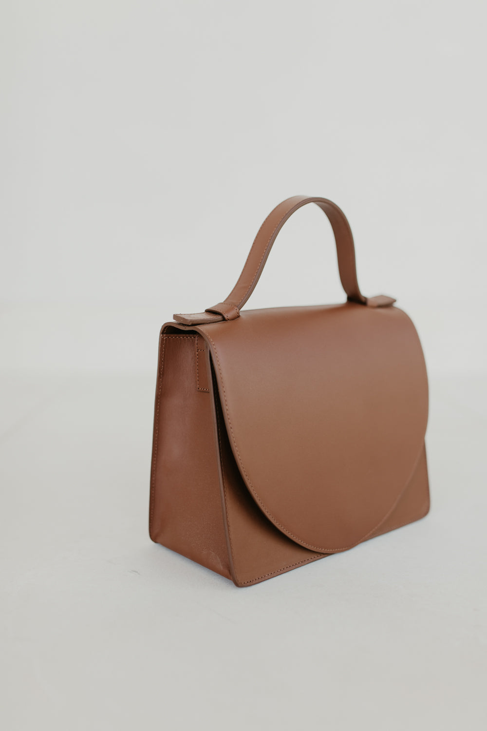 Mini Briefcase | Dark Cognac Pure