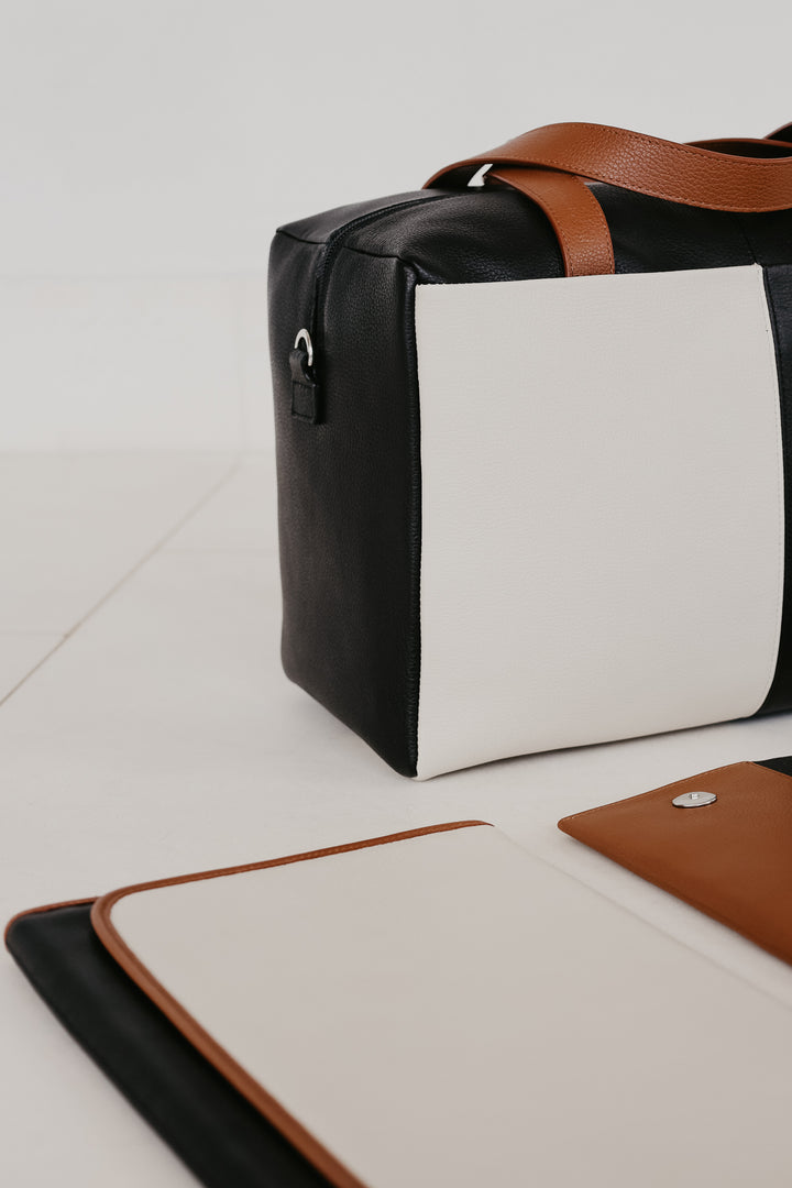 The Mommy Bag | Tricolor Structured