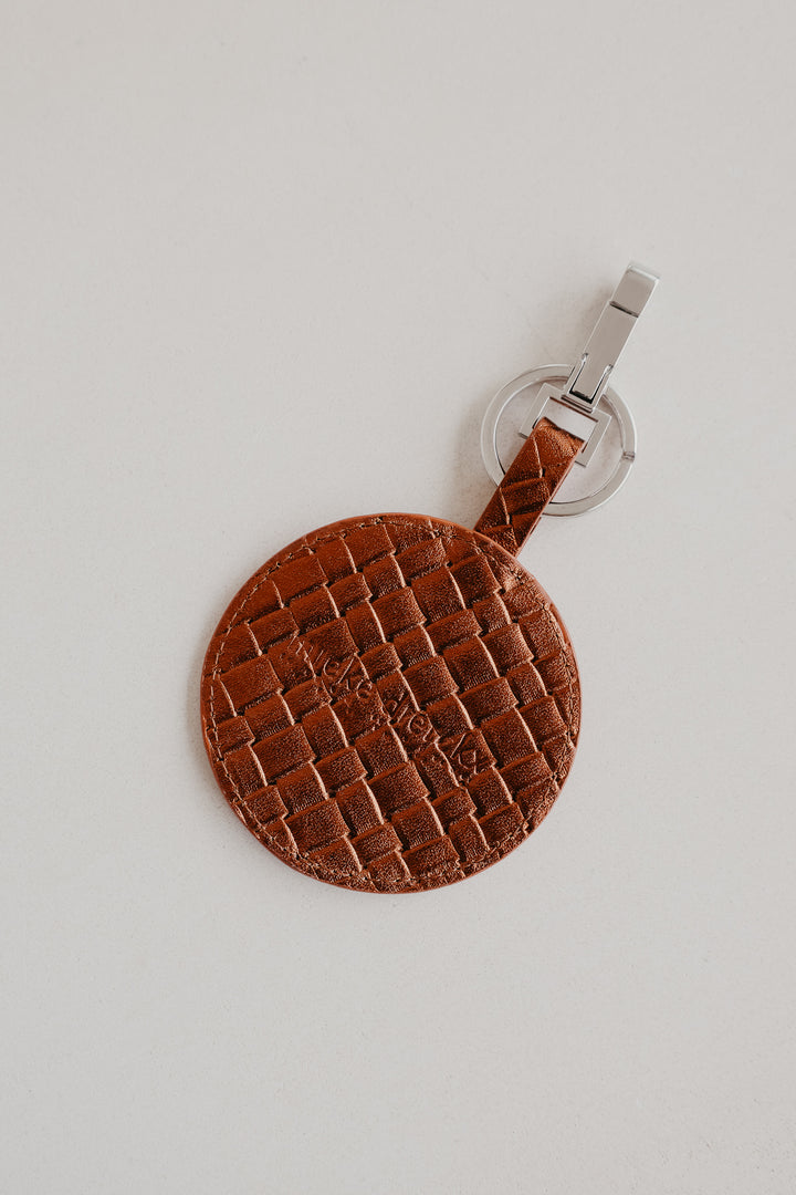 Keychain Scales | Warm Copper Woven