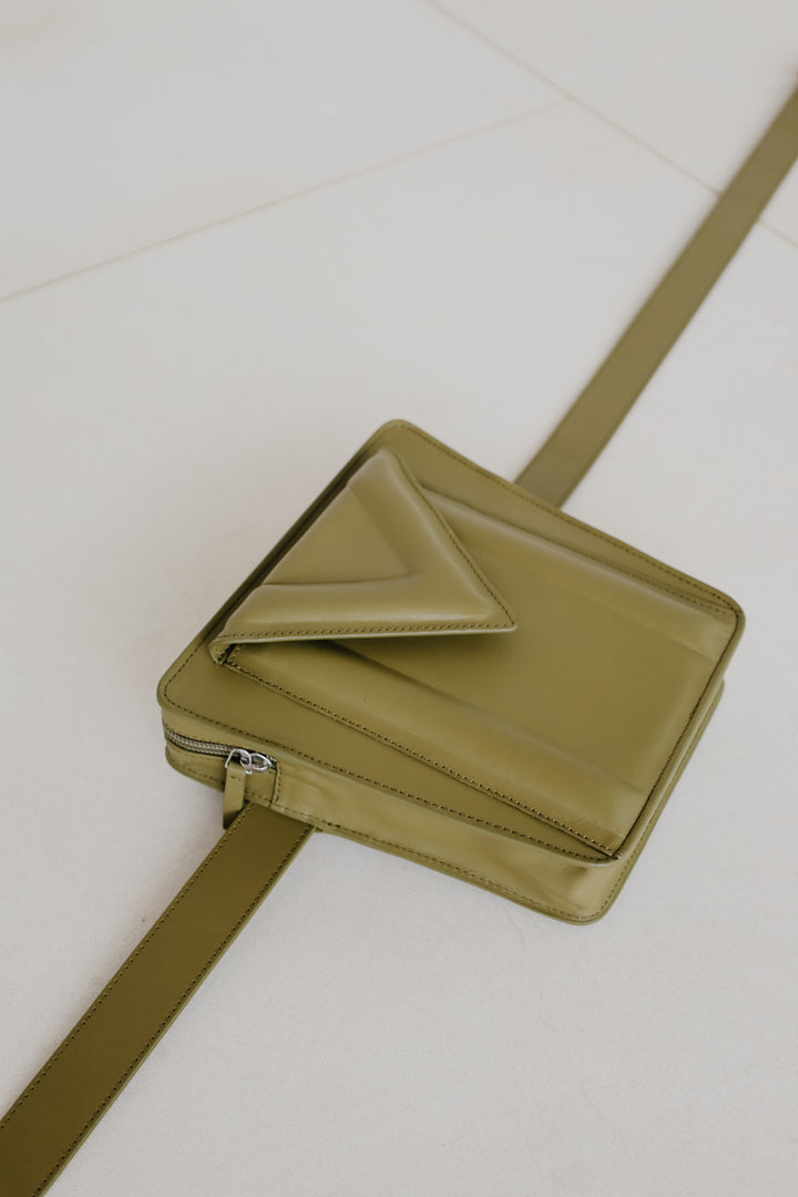 Belt Bag: Belt XL Khaki + Trapezium M Khaki