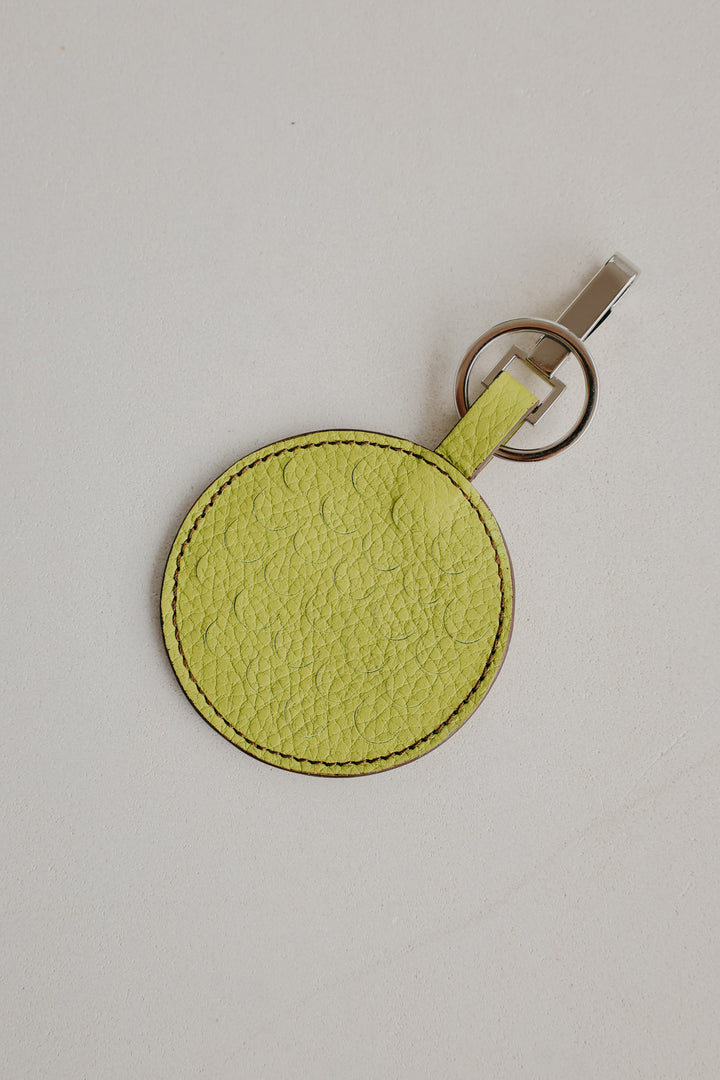 Keychain Scales | Stitched Lime / Ebony