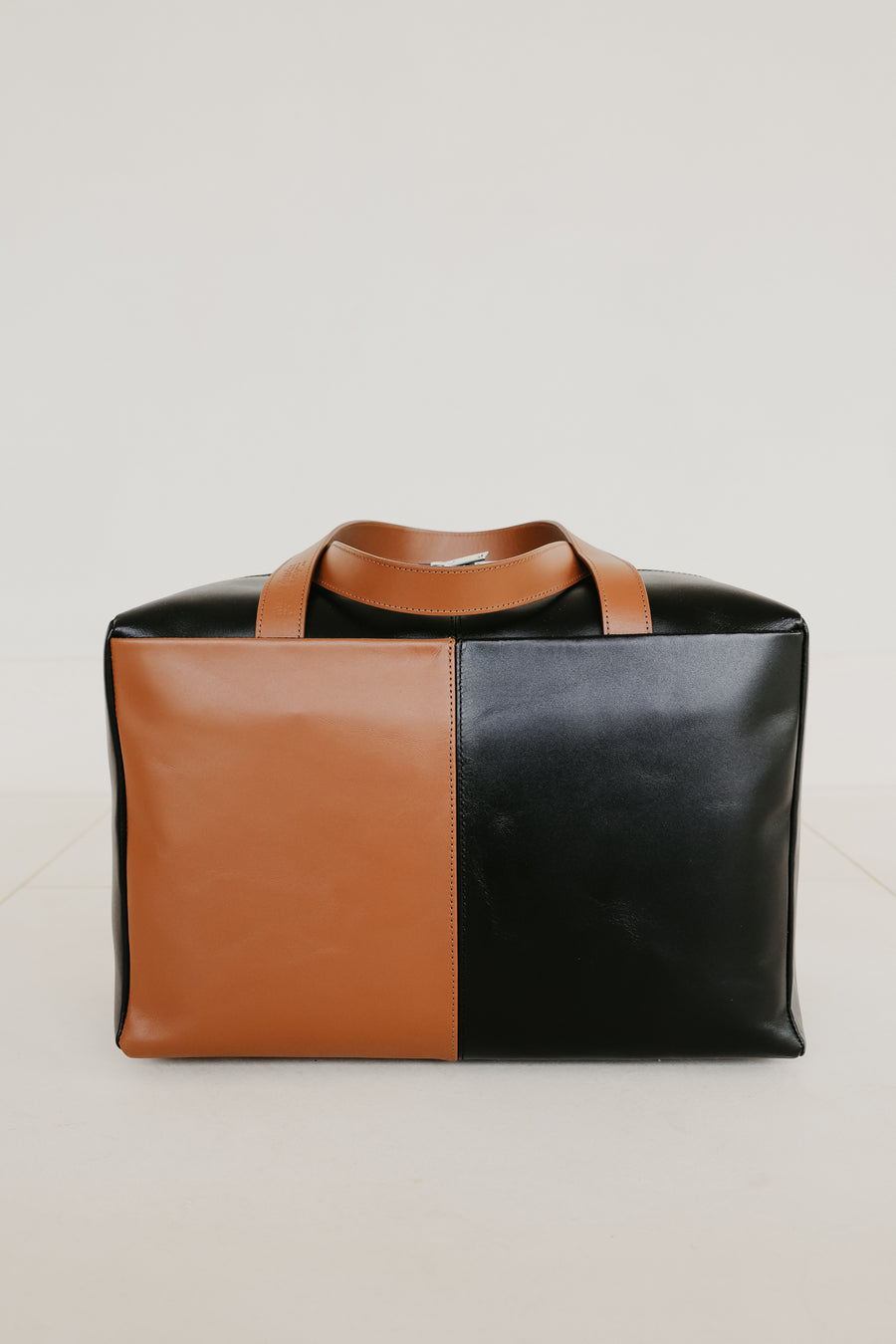 Weekender | Dark Cognac / Black