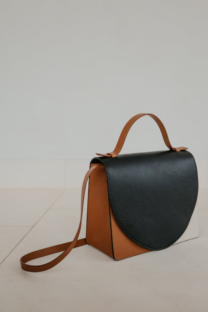 Midi Briefcase 1.0 | Tricolor Classic Structured