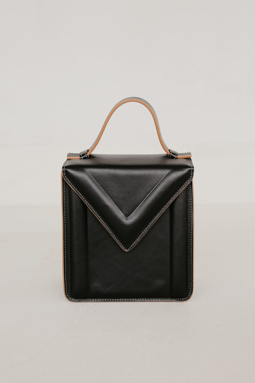 Boxbag | Stitched Tricolor Black