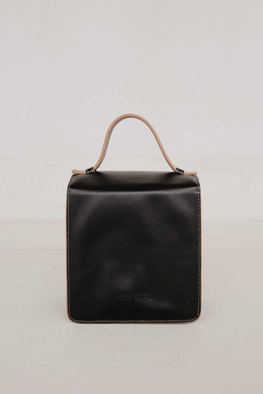 Boxbag | Stitched Tricolor Black