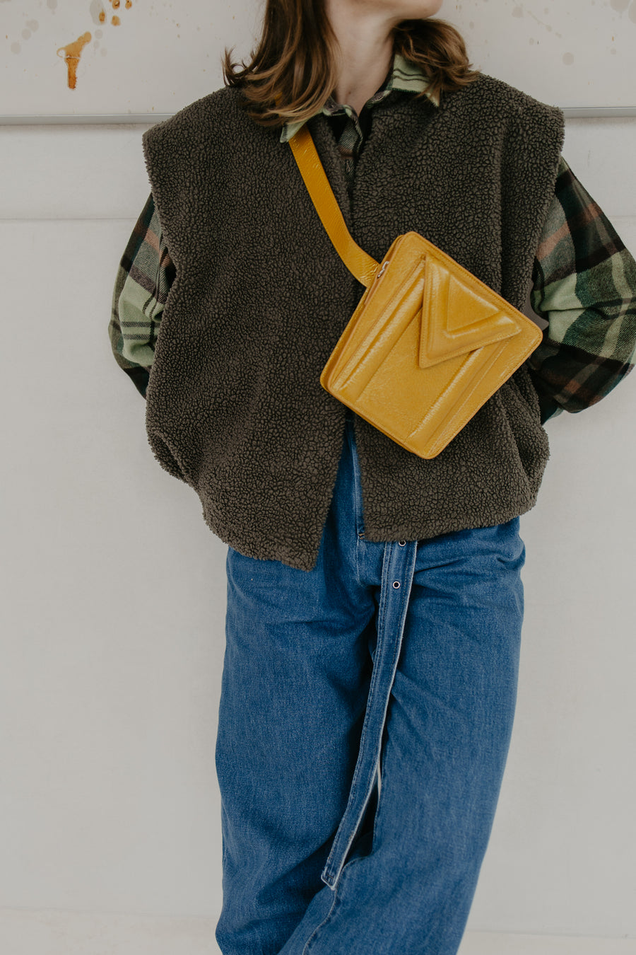 Belt Bag: Belt XL Citrine + Trapezium M Citrine