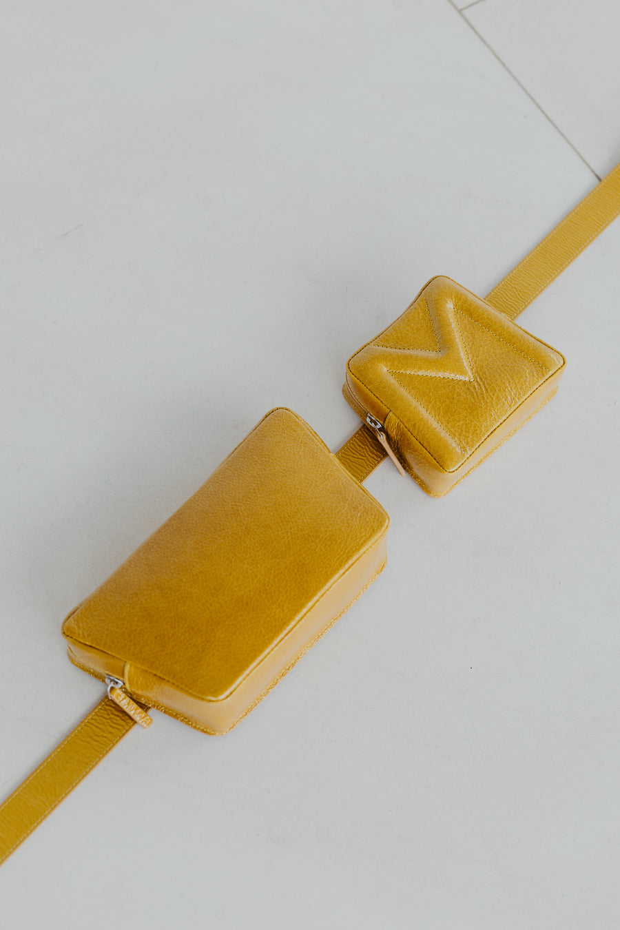 Belt Bag: Belt XL Citrine + Trapezium Citrine + Minin M Citrine