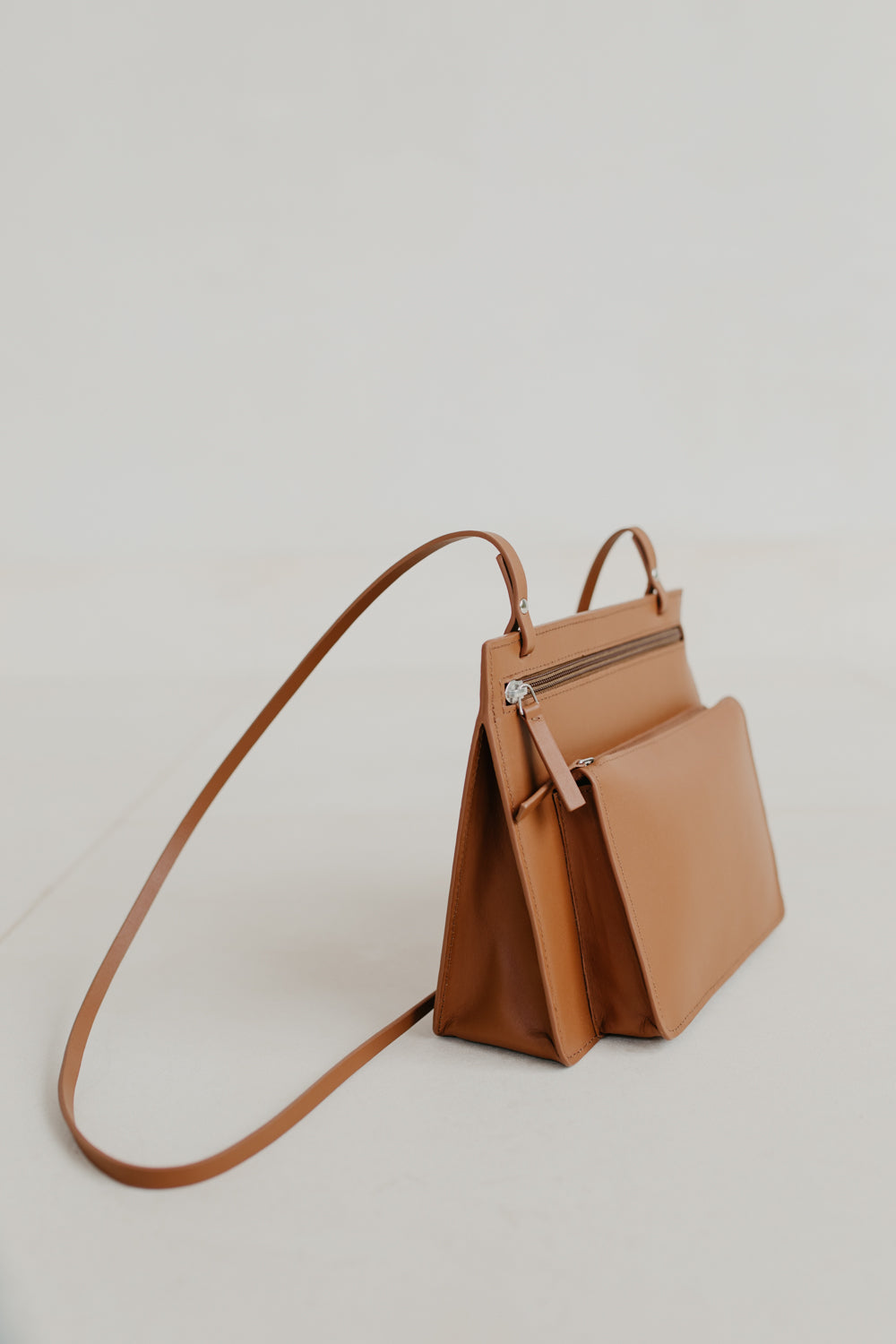 Double Pouch | Light Cognac