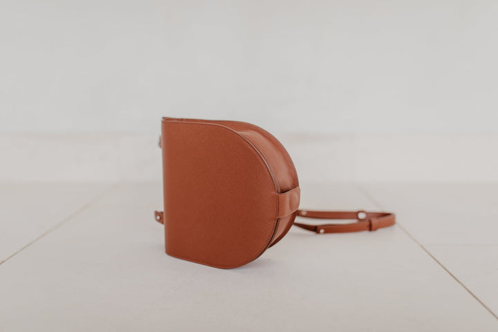 Single Saddle | Light Cognac Structured