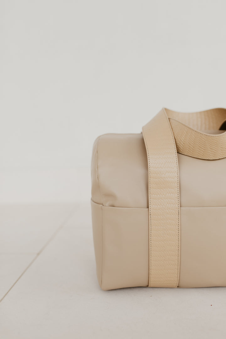 Bowling Bag XL | Beige / Woven