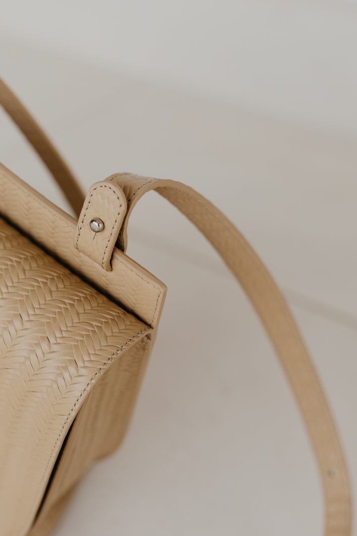 Single Saddle | Beige Woven