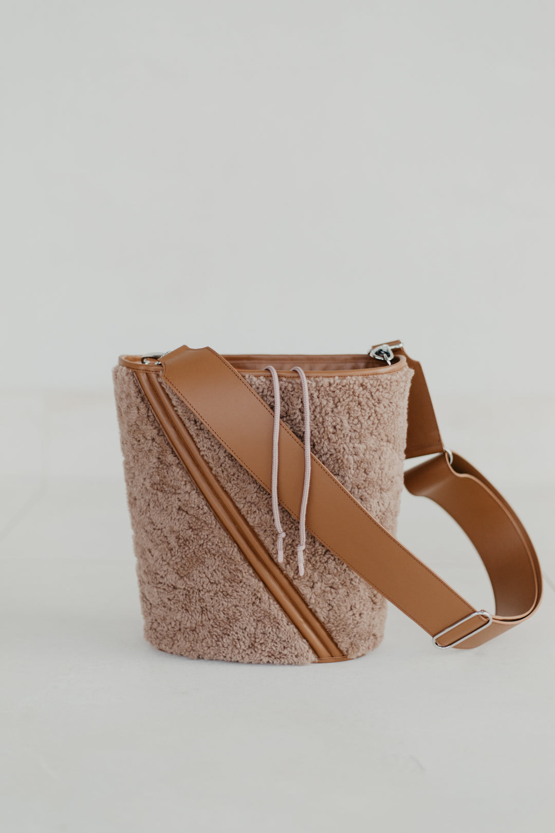 Bucket Bag | Cognac Teddy