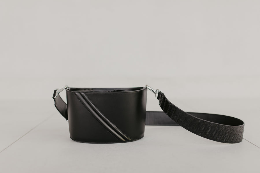 Boat Bag | Black / Doublé Strap