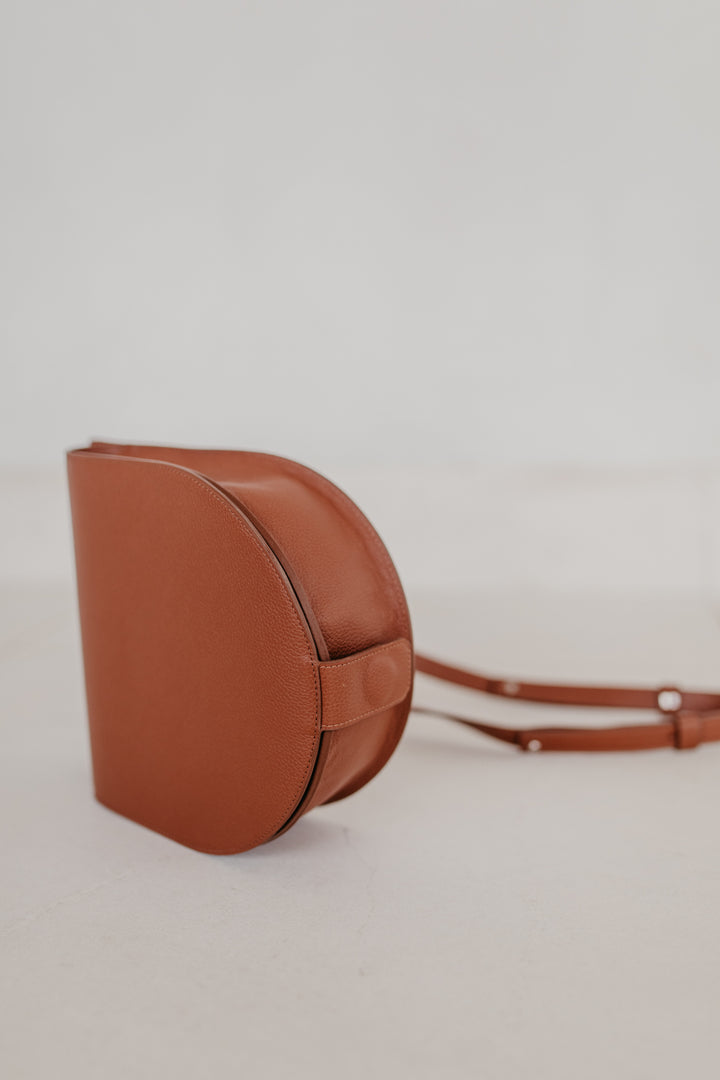 Single Saddle | Light Cognac Structured