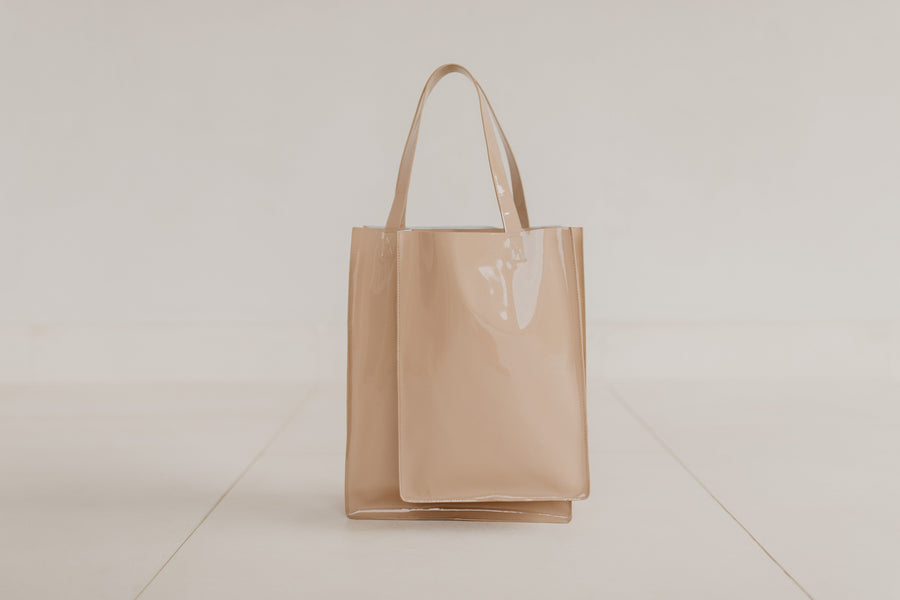 Double Shopper | Nude Laqué